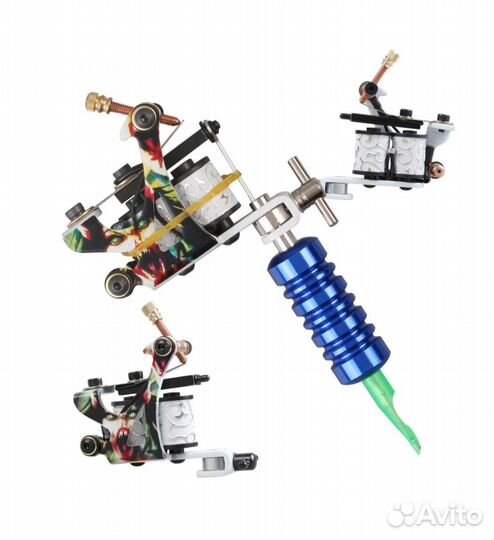 Тату набор с двумя машинками (индукция) Новый