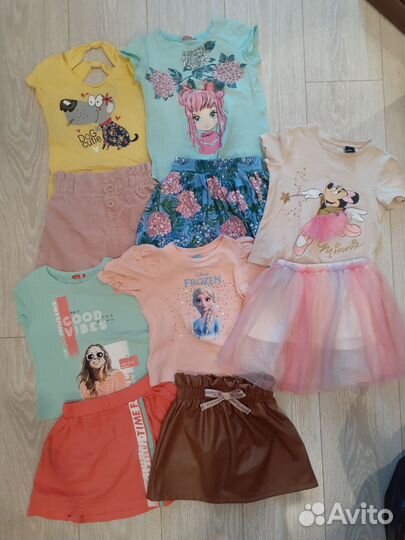 Вещи пакетом на девочку 98-104-110