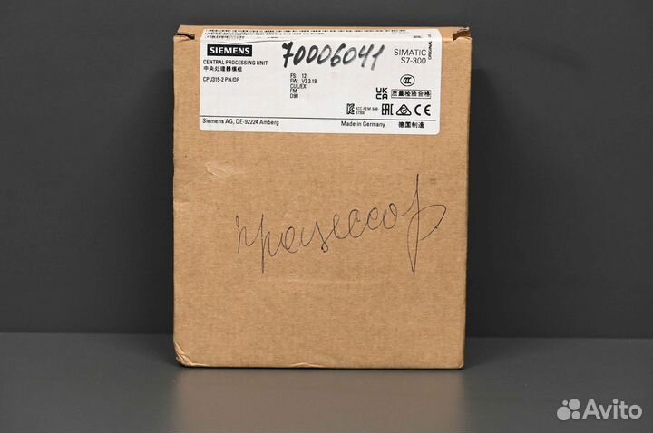 Siemens 6ES7315-2EH14-0AB0 новый, 2022 г.в. 3 шт
