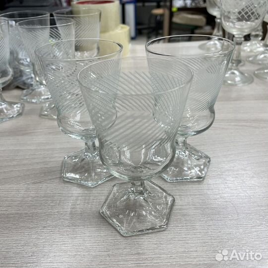 Фужеры 10 штук СССР для вина