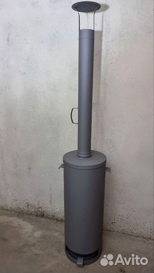 Печь для бассейна на дровах из нержавеющей стали