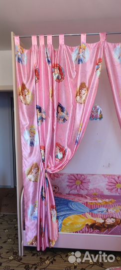 Комплект надкроватных штор 