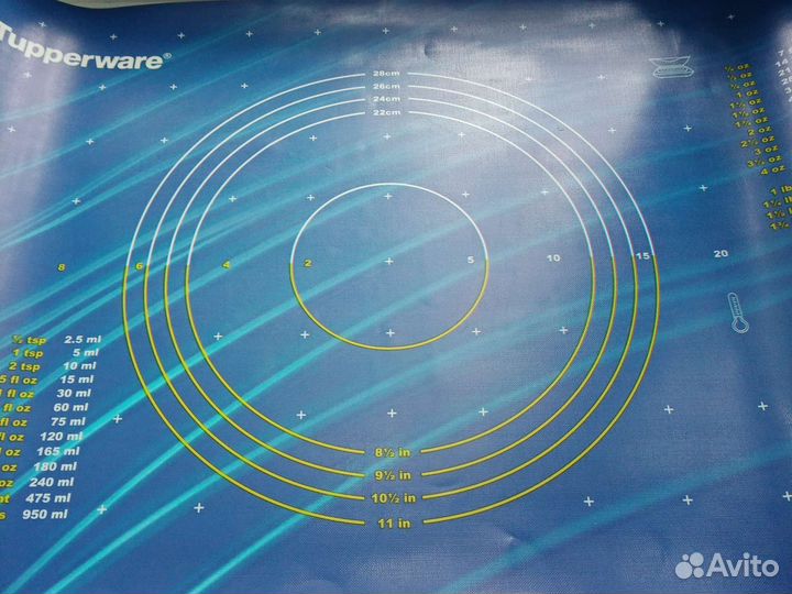 Скалка и коврик подложка Tupperware