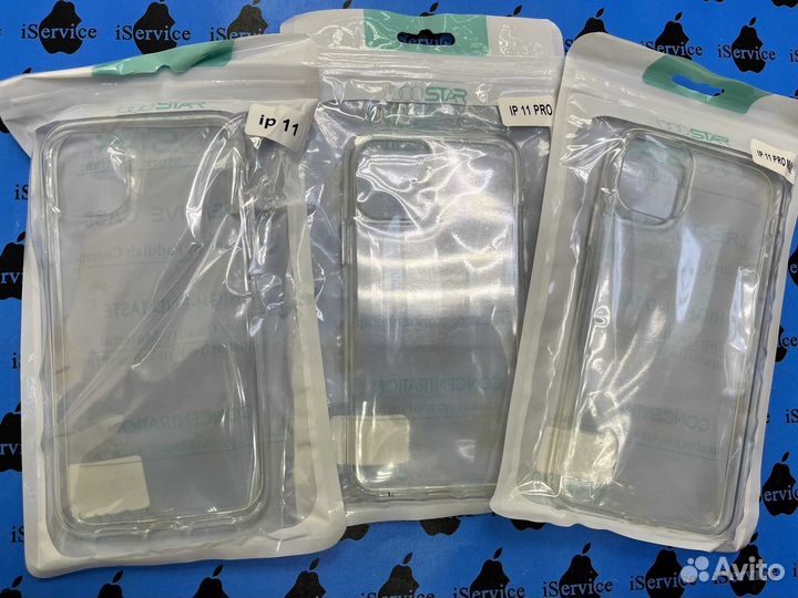 Прозрачный чехол на iPhone