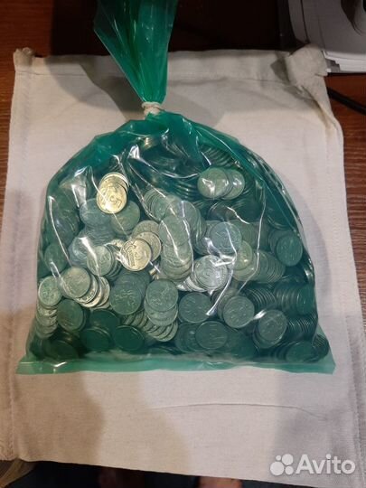 Мешок монет 5 копеек 1997-2014 г