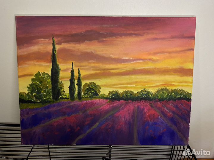 Картина маслом на холсте/ начинающий художник