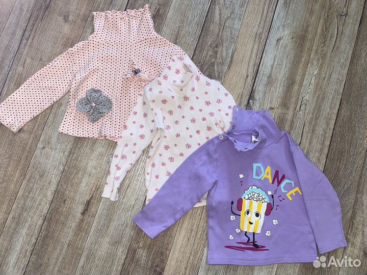 Вещи пакетом на девочку 80-86