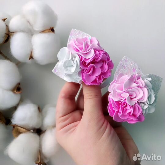 Бантики ручной работы из фоамирана