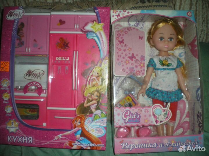 Игрушки новые в упаковке