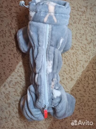 Собачий свитер-шубка.Размер 14.100% котон For Mydo