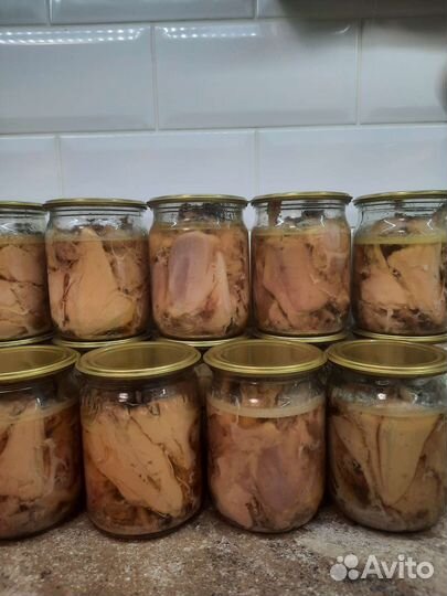 Тушёнка из домашней курицы