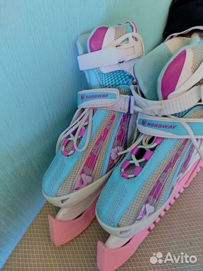 Коньки фигурные для девочки раздвижные Norway р.5