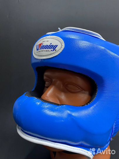 Бамперный Шлем Winning blue