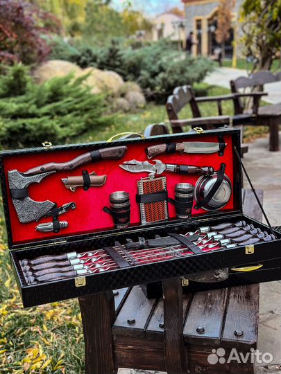 Шашлычный набор с гравировкой