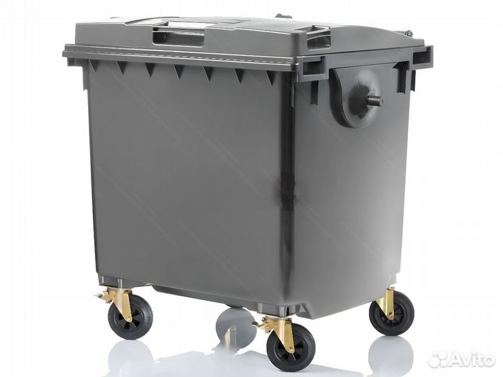 Бак мусорный пластиковый 1100л 1.1-1477