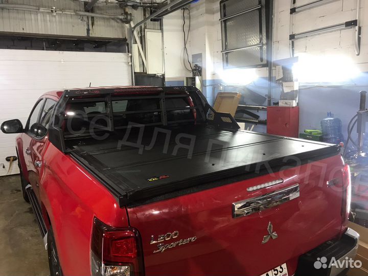 Крышка кузова на mitsubishi l200 четырёхсекционная