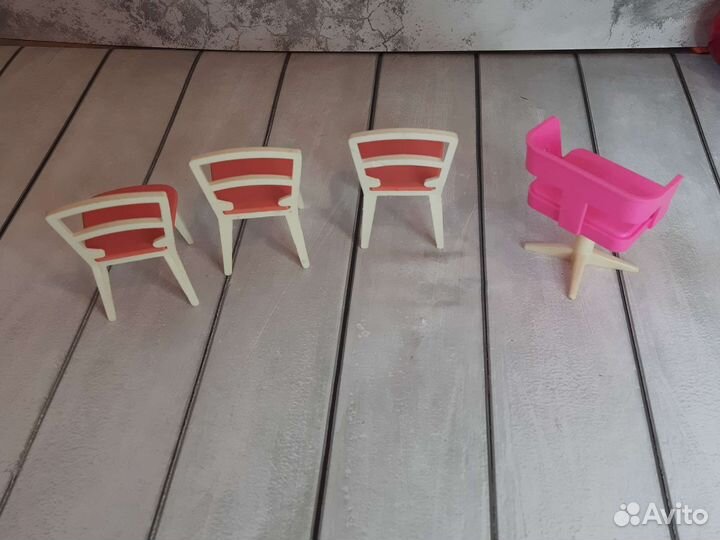 Мебель Барби 4 стула цена за все 90-х ретро