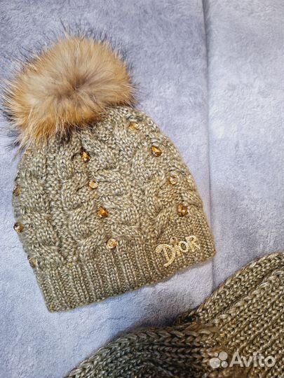 Набор шапка и шарф женский