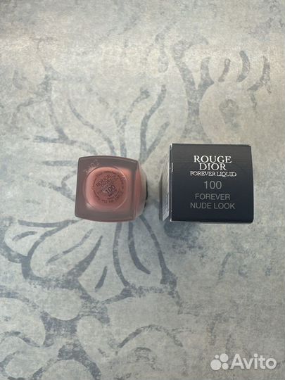 Матовая помада rouge dior forever liquid 100