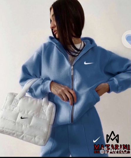 Спортивный костюм nike трехнитка флисовый