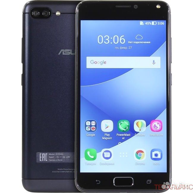 ASUS ZenFone 4 Max ZC554KL, 2/16 ГБ