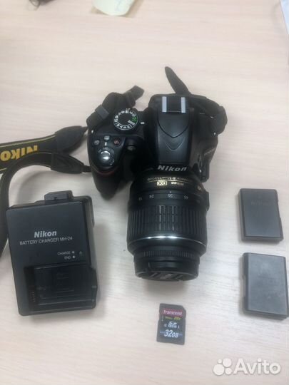 Зеркальный фотоаппарат d3200