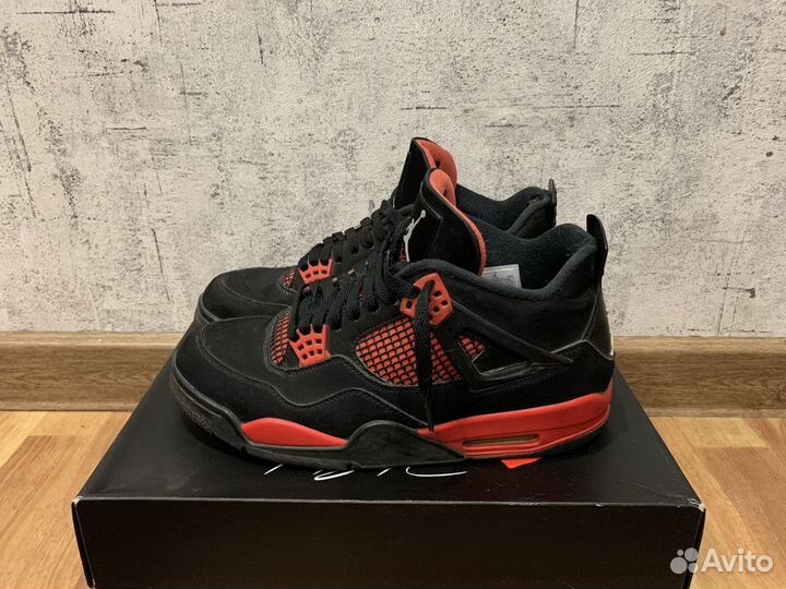 Nike air jordan 4 retro red thunder оригинал