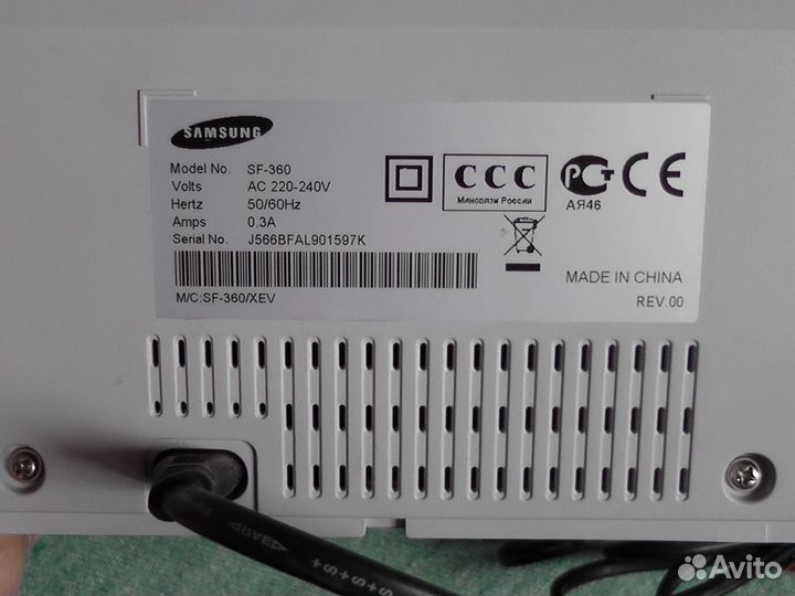 Струйный факс Samsung SF-360