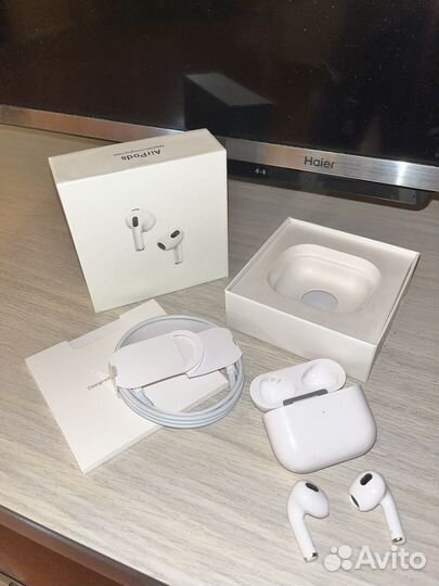 Наушники apple airpods lightning