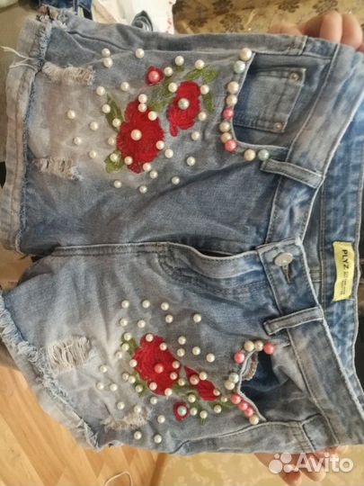 Шорты джинсовые