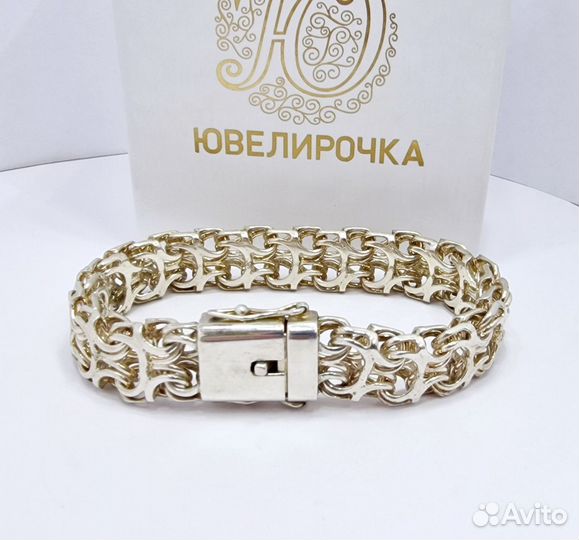 Серебряный браслет Рамзес 74гр