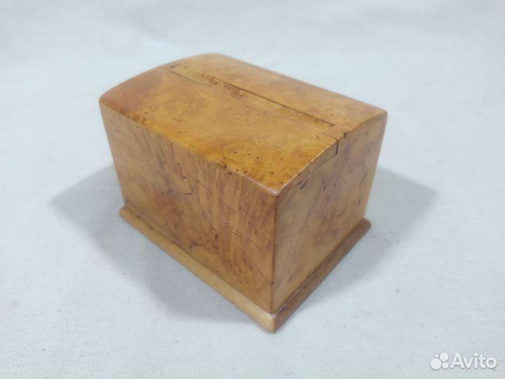 Большая сигаретница из карельской берëзы