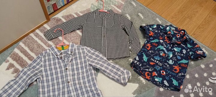 Рубашки для мальчика 3 года