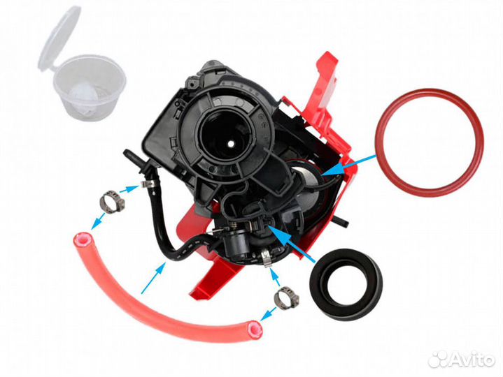 Ремкомплект заварочного узла кофемашины bosch