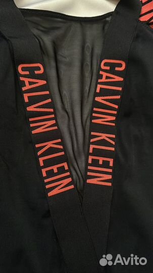 Купальник calvin klein сдельный черный