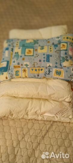 Комплект- детское одеяло и подушка
