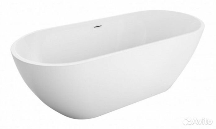 Ванна BelBagno Uno BB701 150x73 см, отдельностоящая с монолитным экраном