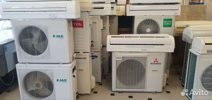 Сплит системы разной мощности модель12, 18, 24.Б/У