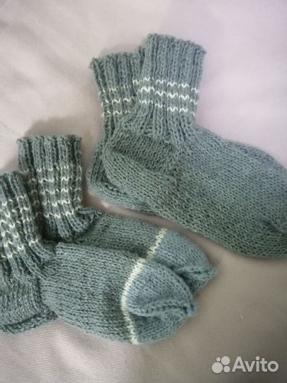 Носки вязанные шерстяные, 42р