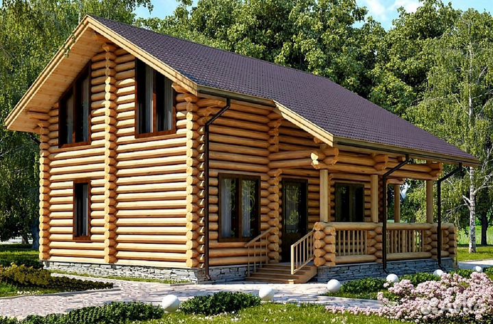 Строительство сруба дома