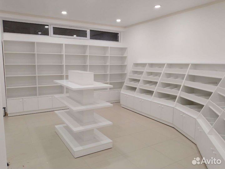 Изготовление мебели для магазинов стеллажи