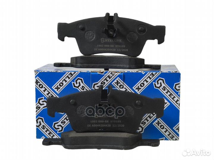 1002 000-SX 991 00 колодки дисковые з MB