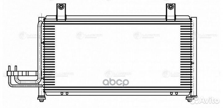 Радиатор кондиционера Kia Spectra (97) (Halla)