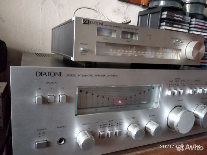 Усилитель Diatone: amp da-u 680 + tun m-f 05