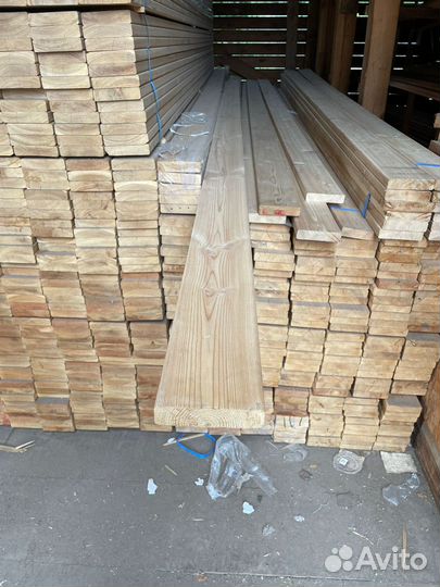Палубная доска из лиственницы 120*28*4000мм аб