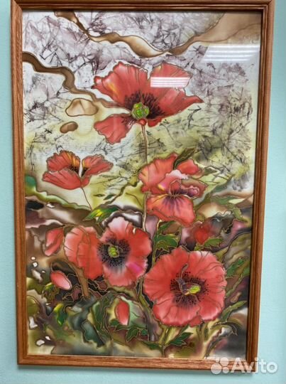 Картина 40x60. Батик. В раме
