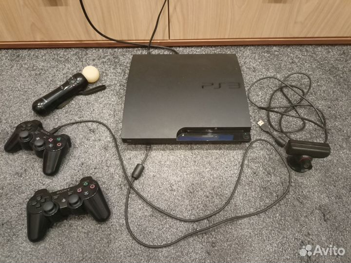 PS3 slim 500 гб прошитая HEN