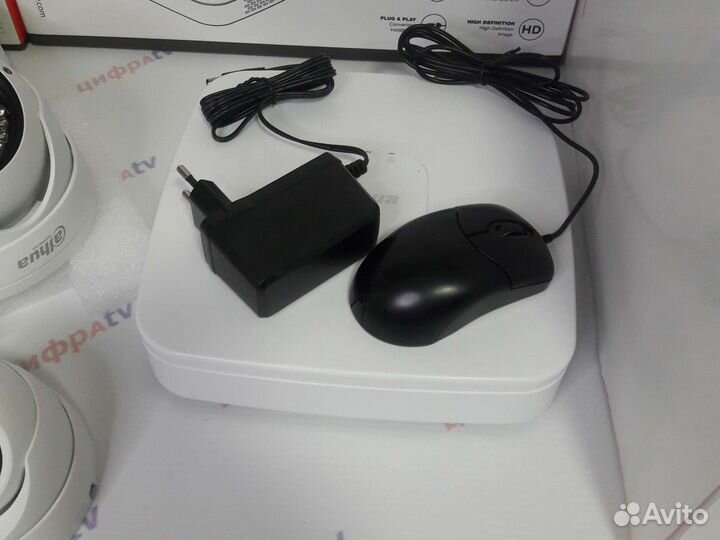 8 камер видеонаблюдения 4Мп регистратор Dahua