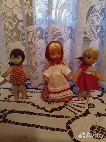 Куклы СССР паричковые конец 60-х годов