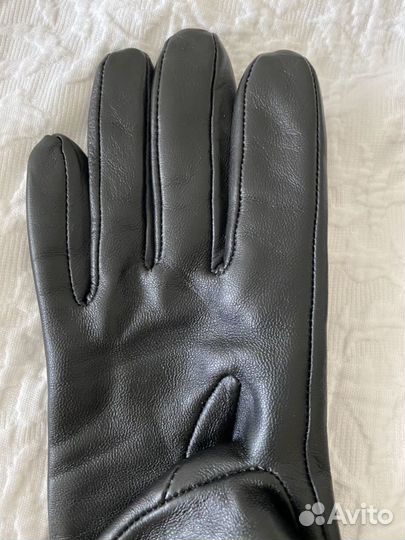 Перчатки кожаные высокие Fabretti тёплые р7